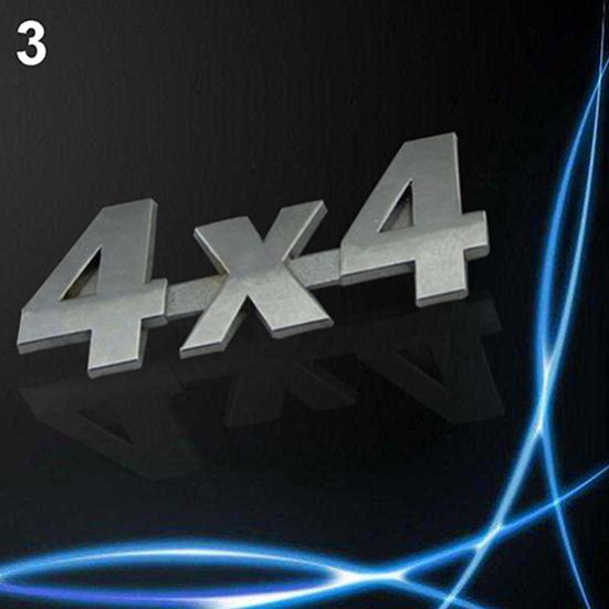 Автомобиль Металл 3D Значок Грузовик 4x4 Объем двигателя Авто Наклейка Украшение Наклейка