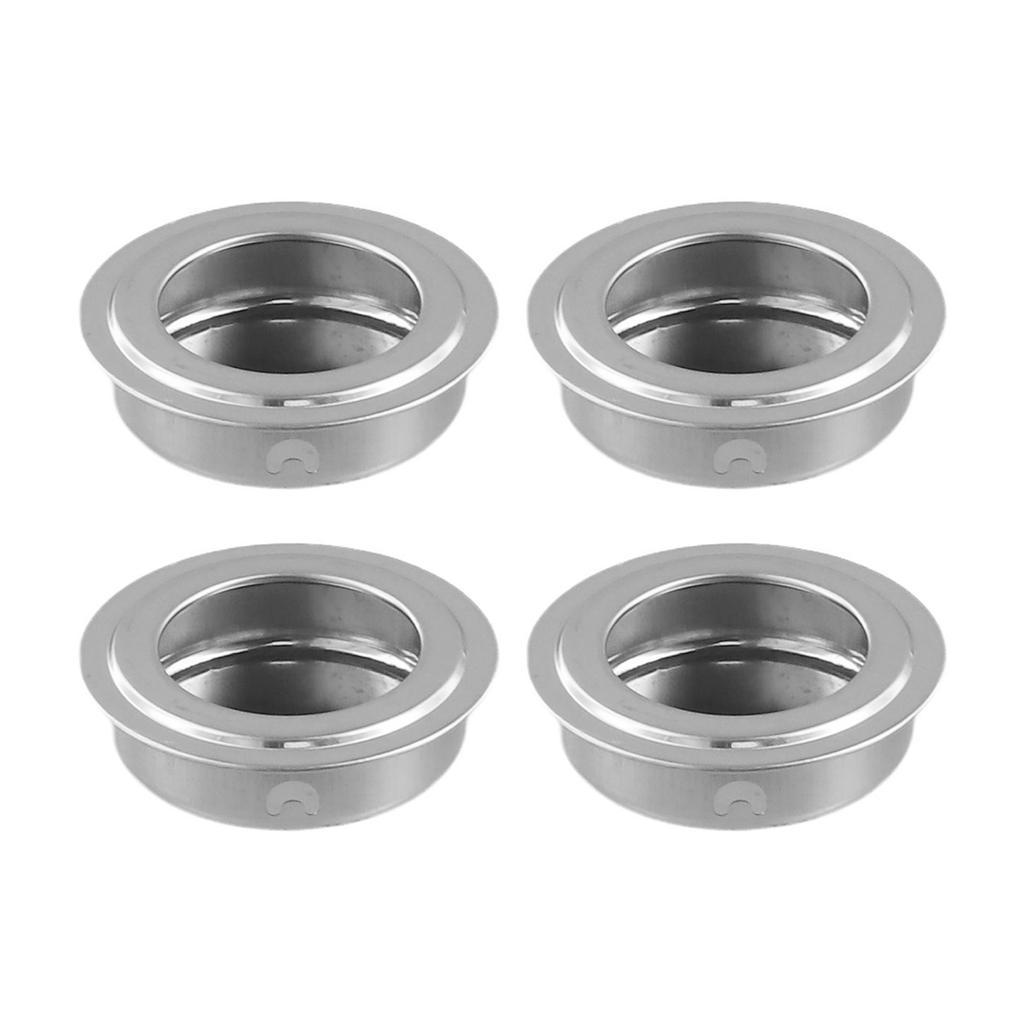 Круглая ручка для раздвижных дверей 4 X 3,5 X 1 см 4 шт.