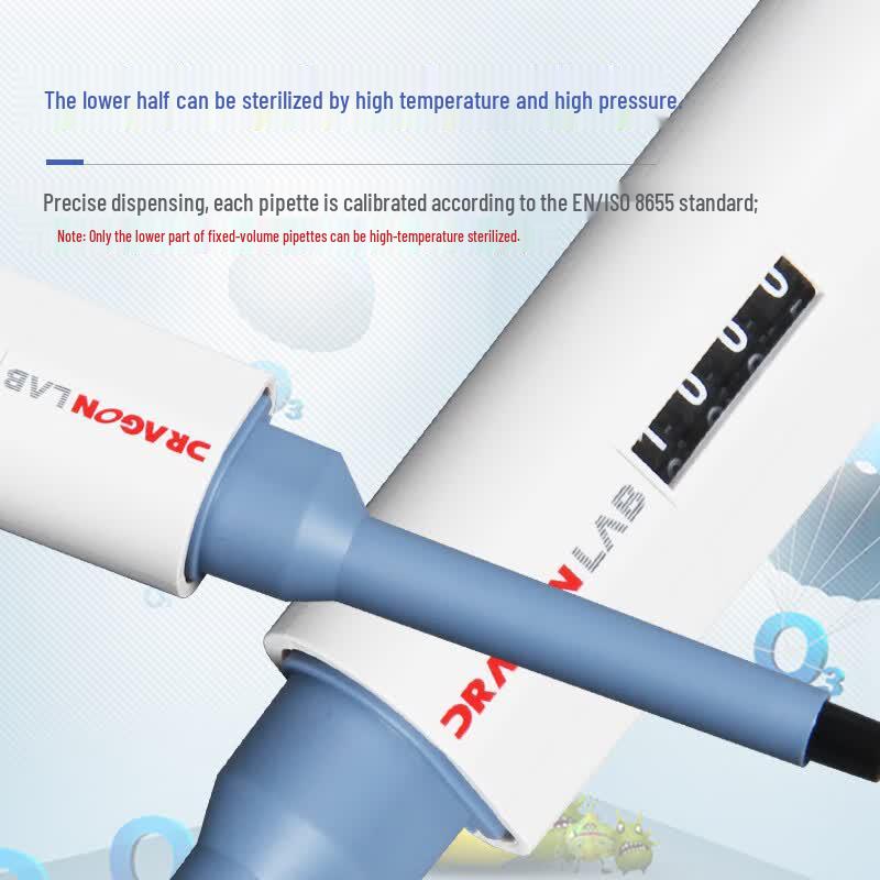 DLAB TopPette Manual Single Channel Adjustable Pipette