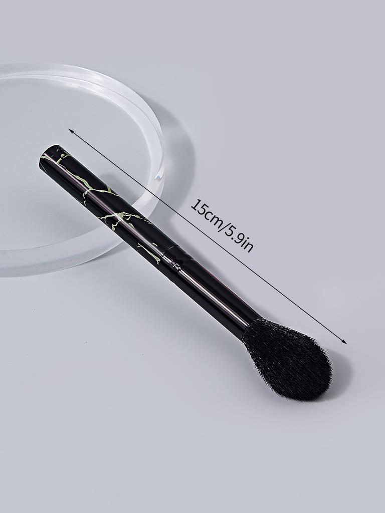 1PC Beginner Makeup Brush, Flame High-gloss Brush, Blush Brush, Soft Bristles, Facial Makeup Tool, Travel Portable Version