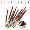 to Outline Nail Polish Pen Acrylic Nail Art Brush Flower Drawing Pen Sable Hair Nail Painting Brush