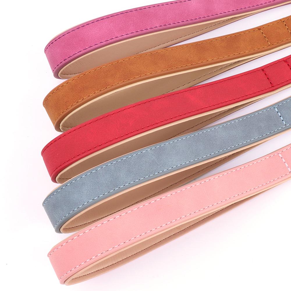 Поводок для собаки 1,2 м из ПУ кожи с мягкой padded ручкой, прочный поводок для выгула и дрессировки собак, для собак, мопсов, немецких овчарок