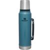 STANLEY Classic Vacuum Bottle 1L Hammertone Lake Blue Бутылка для воды из нержавеющей стали Бутылка для воды из переработанной нержавеющей стали Подарок для отдыха на природе