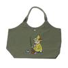 Оригинальная сумка-тоут Эко-сумка Большая вместимость Большая вышивка Милая N Хаки [Муми-тролль] [Официальный продукт] Женская RMPK-01 (Снусмумрик)
