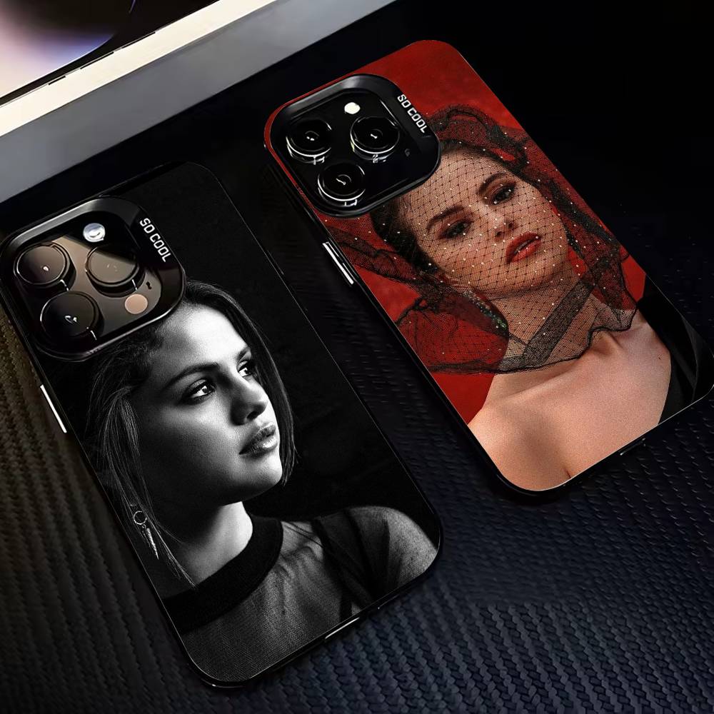 S-Selena Sweet G-Gomez-SG Чехол для телефона для iPhone 17,16,15,14,13,12,11 Plus,Pro Max,XS, Цветной Серебристый Черный Чехол