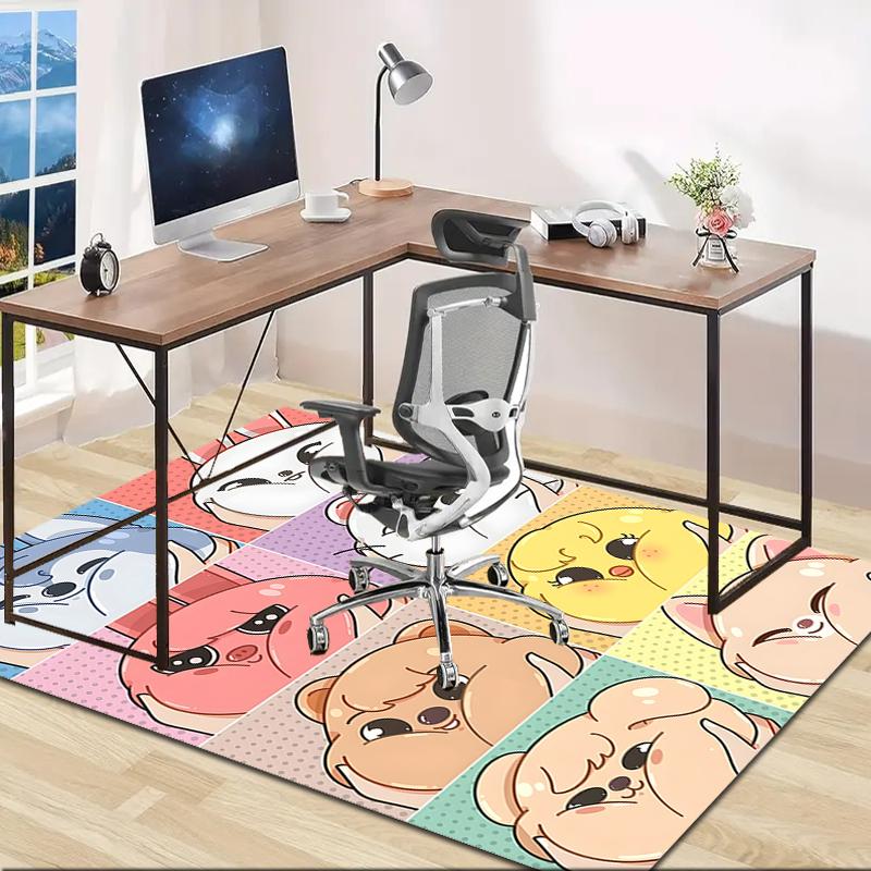 1pc Kpop Team1 Design Area Rug - Non-Slip, Soft & Cozy Floor Mat for Living Room, Bedroom, Office - Indoor/Outdoor Decorative Carpet