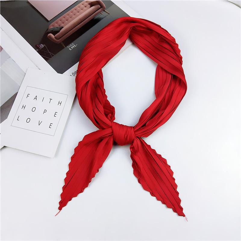 Fashion Decoration Scarf Hairband Tie Hair 70 Small Square Scarf Silk Scarf Women'S Spring And Autumn Versatile Small Scarf Professional Scarf