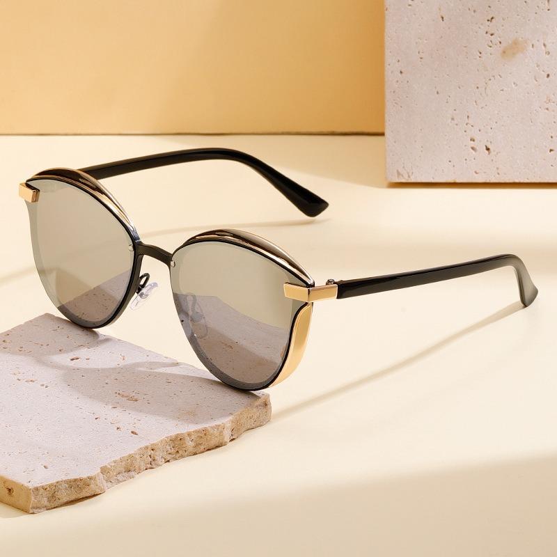Поляризованные солнцезащитные очки женские роскошные круглые солнцезащитные очки для женщин женские женские очки Lunette De Soleil Femme