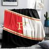 1PC Feyenoord Patterned Flannel Blanket Suitable For All Seasons for Home Decor Warmth and Comfort Gifts Holiday Present
