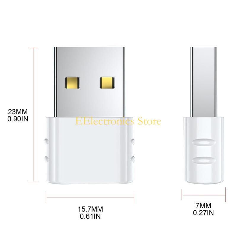B03C USB на USB C Адаптер USB C Женский на USB 2.0 Мужской Адаптер USB C на USB Адаптер 480 Мбит/с Синхронизация Данных Зарядный Адаптер
