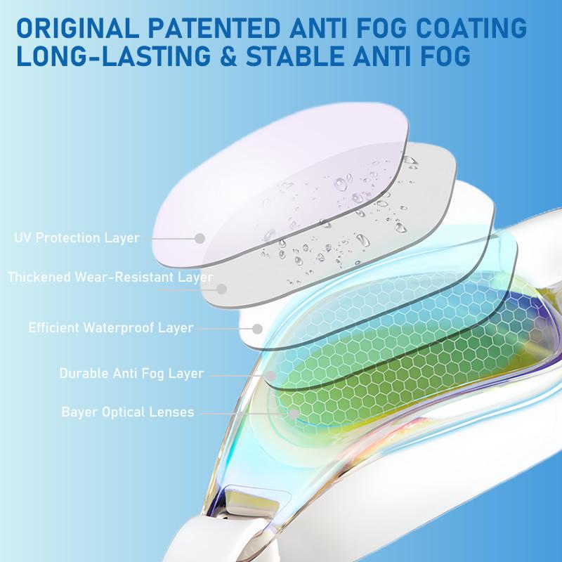 Профессиональные поляризованные очки для плавания для взрослых, герметичные, с защитой от запотевания и ультрафиолета, для подростков, мягкие силиконовые очки для бассейна
