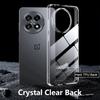 For OnePlus 13R 5G Case Anti-Fingerprint Crystal Clear TPU Phone Cover