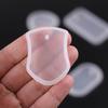 New 1Pcs DIY Keychain Pendant Silicone Mold Set Crystal Epoxy Resin Mold Round Rectangle Pendants Jewelry Making Casting Mould