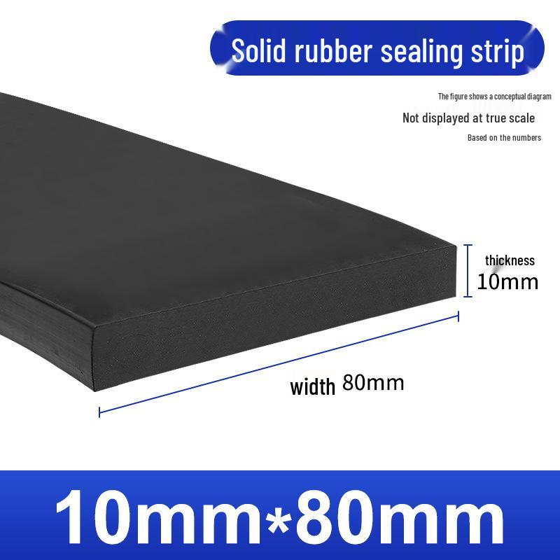 Nitrile Rubber Strip: Oil & Pressure-Resistant Shock Absorbing Glass Pad for Sealing & Joint Support