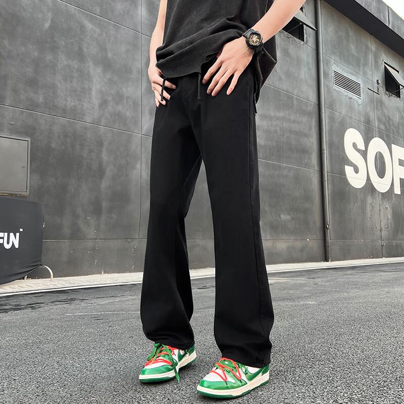 SWAMP AREA Men's K005 Slim Straight Flare Jeans