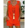 V-neck Sleeveless Vest and Shorts Summer Clothing, Women's Clothing