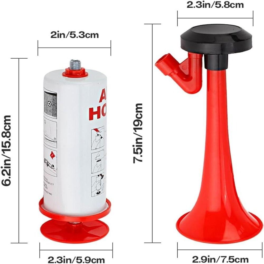 Hand Pump Loud Noise Maker Handheld Alarm Marine Signal Safety Air Pump Horn Graduation