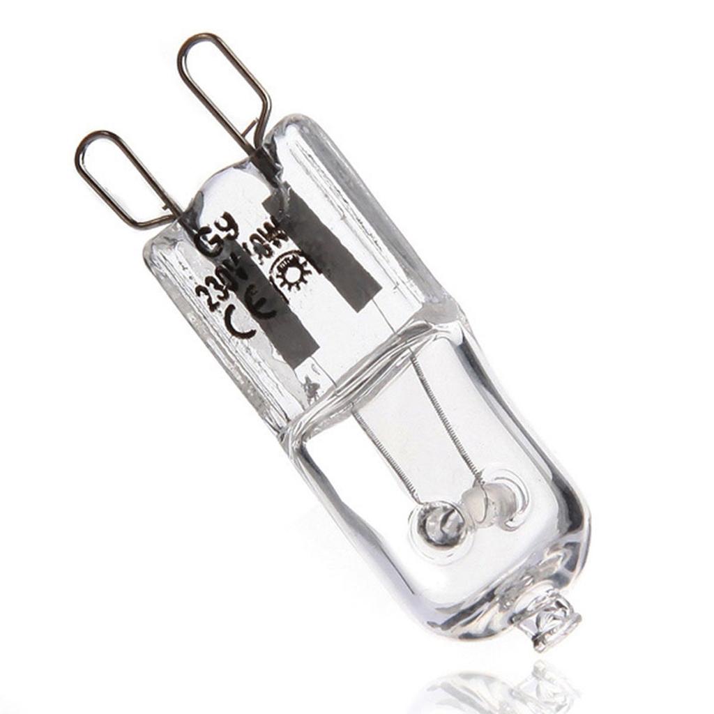 10 шт. G9 60 Вт галогенные лампы длительный срок службы капсульные лампы теплые белые прозрачные лампы