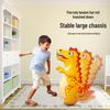 Yellow Inflatable PVC Dinosaur Toy - Kids' Large Cartoon Bop Bag for Fitness and Boxing