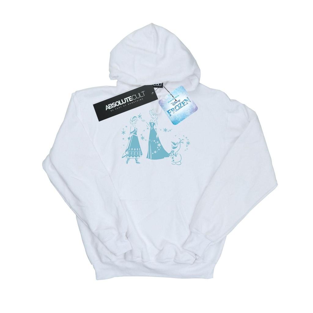 Disney Girls Frozen Magic Snowflakes Hoodie