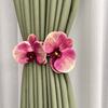 Flower Shape Curtain Buckles No Punching Curtain Strap Modern Curtain Hanging Rope  Home Decoration