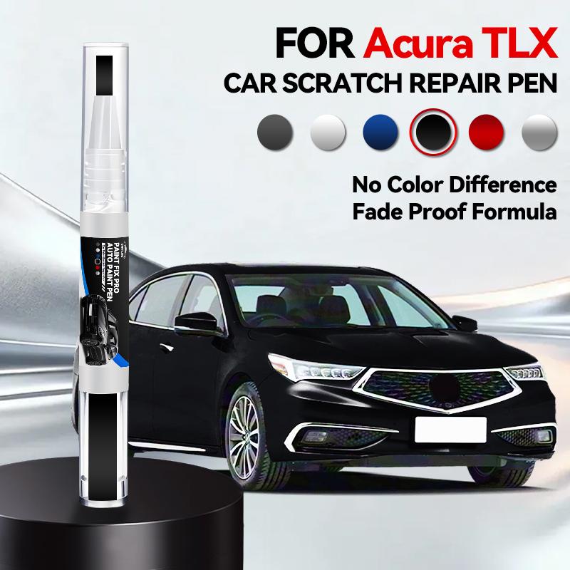 Назначение Автомобильная краска для подкраски царапин на кузове автомобиля Acura TLX, ремонтная ручка для царапин на дисках автомобиля, матовый черный, темно-серый металлик, серебристый, черный цвет краски