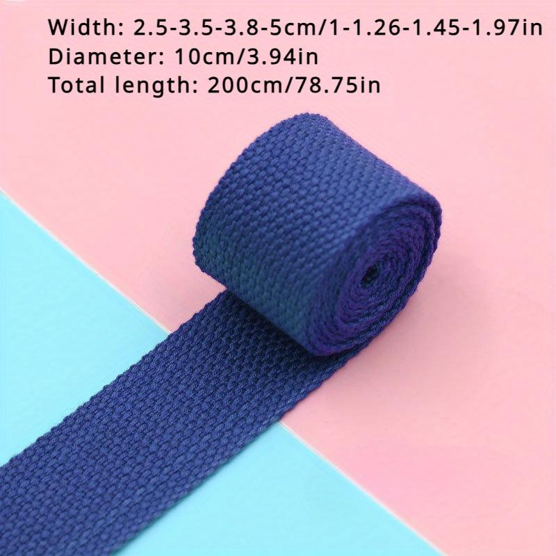 1 Roll Medium Heavy Weight Cotton Webbing - 8 Colors To Choose