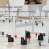 4Pcs Adjustable Chair Risers Furniture Heightening Foot Pads Bed Table Raiser Feet Leg Lift Furniture Raisers Enduring