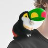Simulation Parrot Plush Pendant Plush Animal Standing Shoulder Animals  Birthday Gifts