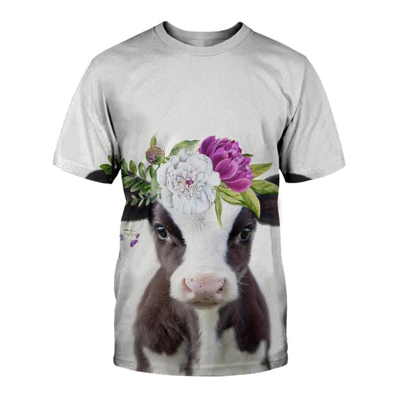 Kids T Shirt Animals Pattern Girls Summer Sportwear T-shirts O Neck Short Sleeve 3d Printed T Shirt Casual Breathable Tops