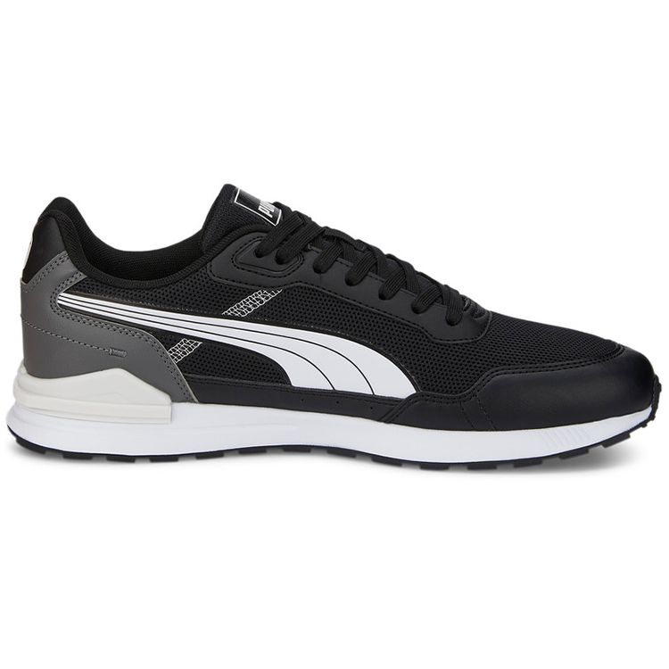 Puma Graviton Mega Спортивная Повседневная Обувь Унисекс Кроссовки Черные Белые 385873-01