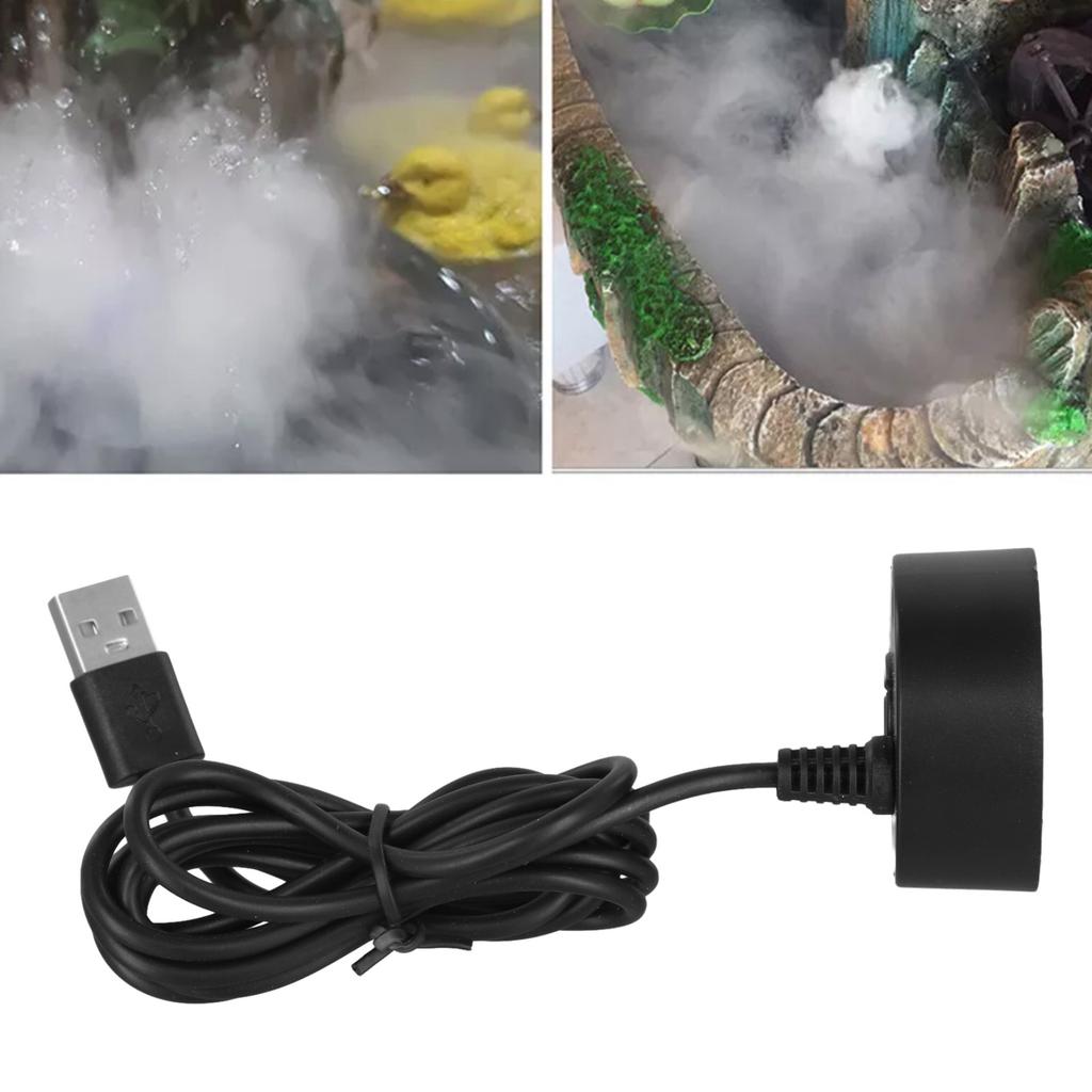 1 шт. 5 В USB генератор тумана для фонтана Маленький рокарий Аквариум Ландшафтный распылитель тумана для аквариума
