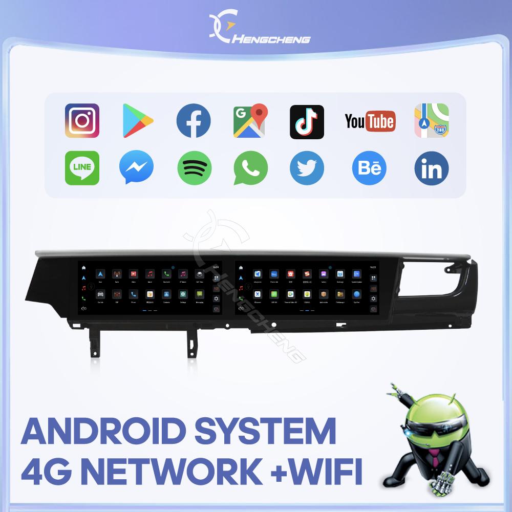 12.3Inch Dual screen Android 13 For Porsche Macan 2011-2017 Car Multimedia Video Player GPS Navigation Radio Carplay 4G Auto 360