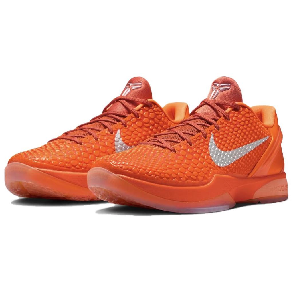 Nike Zoom Kobe 6 Protro Total Orange Unisex Sneakers Metallic-Silver Cosmic-Clay IH1871-800