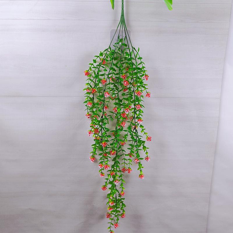 Настенная зелень: Длинная полоса искусственной цветочной лозы и лиственной декорации для внутренних/наружных пространств