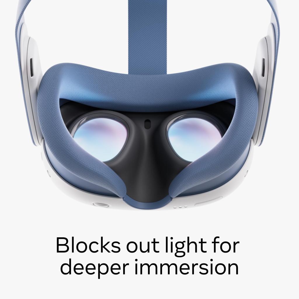 Лицевая часть и повязка на голову Meta Quest 3 (элементарный синий)