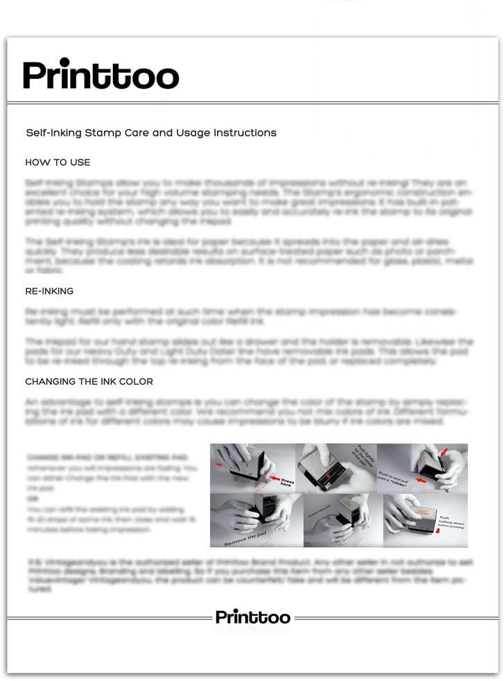 Полученный самонаклеивающийся штамп с красными чернилами для офисного стола, резиновый штамп Colop Stamper