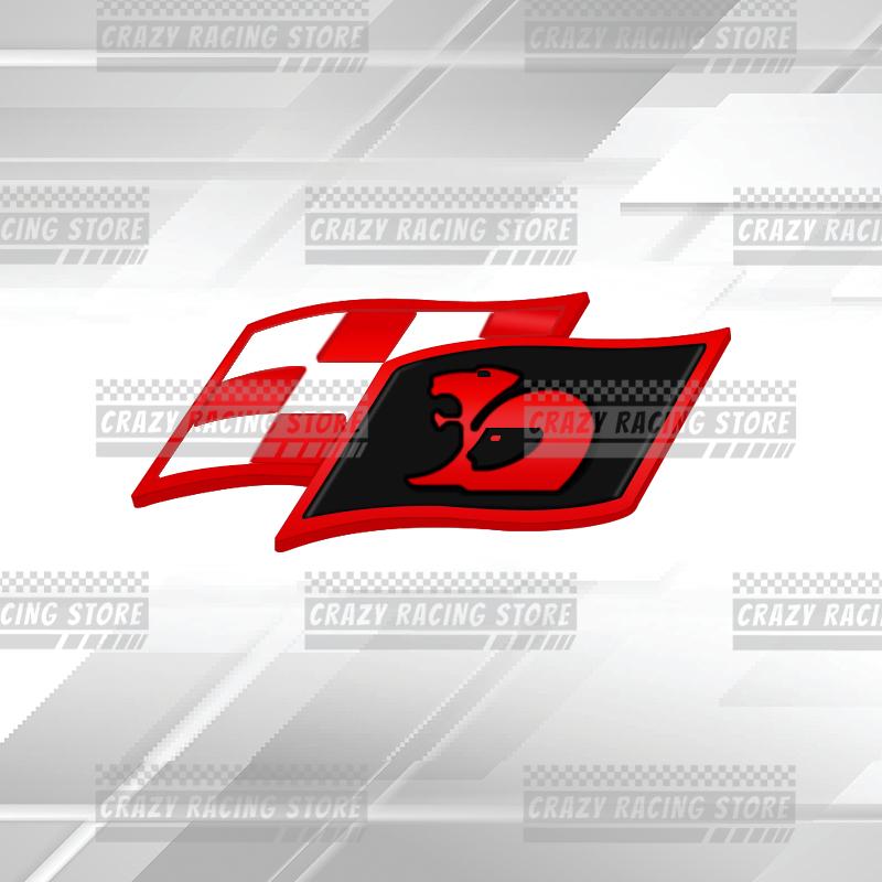 1Pc Car Badges HSV Racing Flag Trunk Emblem Metal Stickers Body Decals Letter Grille Decor For HSV Astra Commodore GTS R8