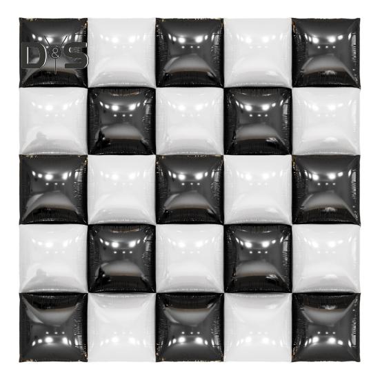 25 шт. квадратных фольгированных металлических шаров, двухсторонние воздушные шары, настенный туннель, свадебный выпускной фон, арка, гирлянда, комплект для вечеринки по случаю дня рождения