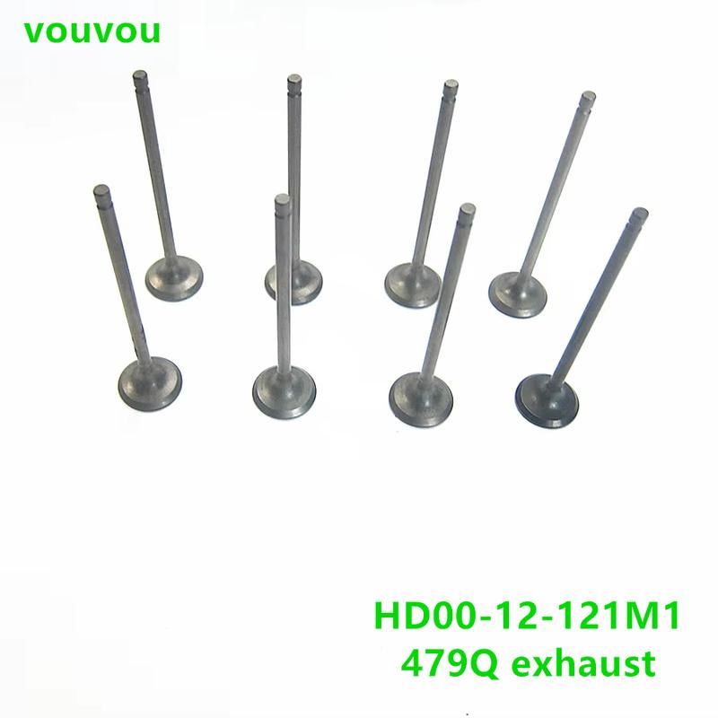 Car accessories 479Q engine cylinder inlet exhaust valve HD00-12-111M1 for Haima 3 2007-2012 HD00-12-121M1
