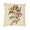 Наволочки с ангелами эпохи Возрождения, Декор для дома, модные винтажные Крылья херувима, чехол для диванной подушки, квадратная наволочка Dakimakura