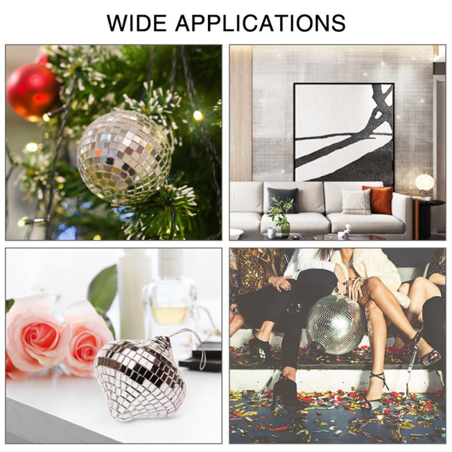 3 рулона зеркального стекла самоклеящаяся наклейка на стену мозаичная плитка наклейка украшение для дома