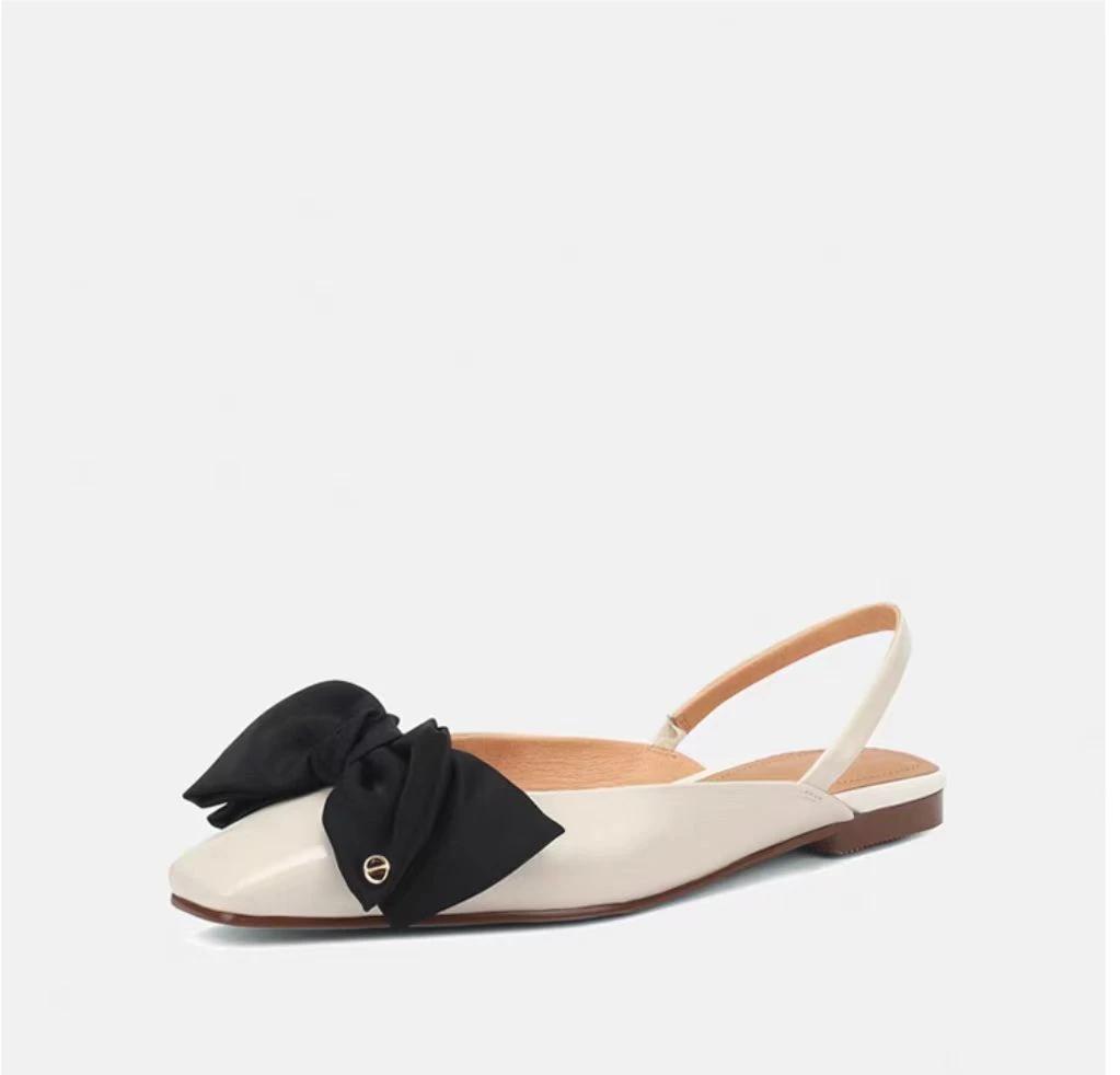 Летние распродажи женских римских сандалий, модные мюли с круглым носком и бантом, женские трендовые дизайнерские сексуальные банкетные босоножки с открытой пяткой 2024