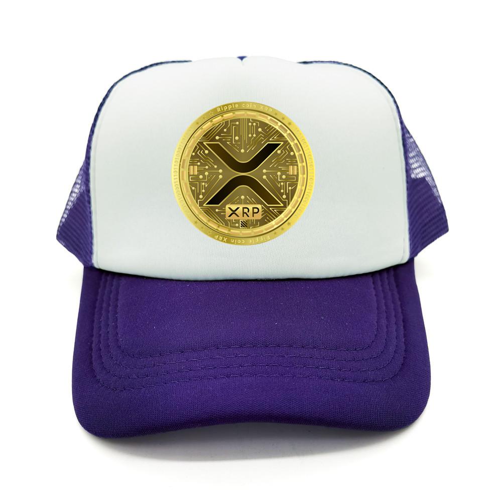 XRP Ripple Baseball Cap Unisex and Women Cryptocurrency Trucker Hat Summer Mesh Net Dad Caps Gift
