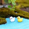 5шт смолы утка модель орнамент миниатюрный сад сочные бонсай кукольный декор