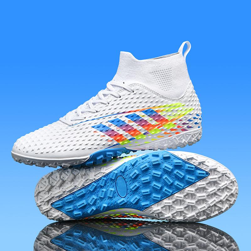 Новые высокие дышащие мужские футбольные бутсы Молодежные футбольные бутсы удобные спортивные тренировочные повседневные мужские туфли большого размера
