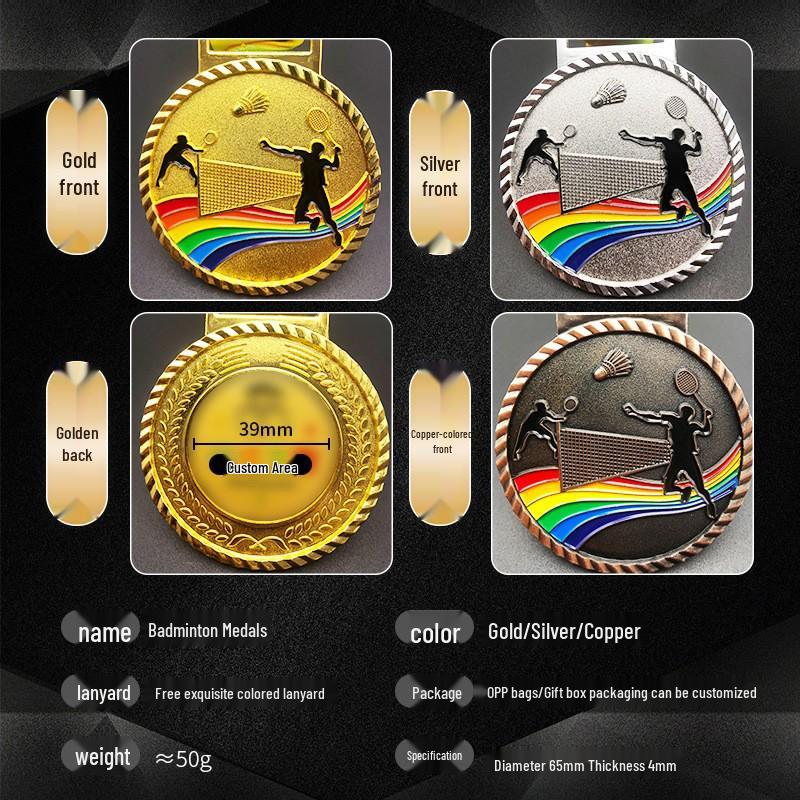 Custom Gold Foil Medal Plaque for Kindergarten Achievements