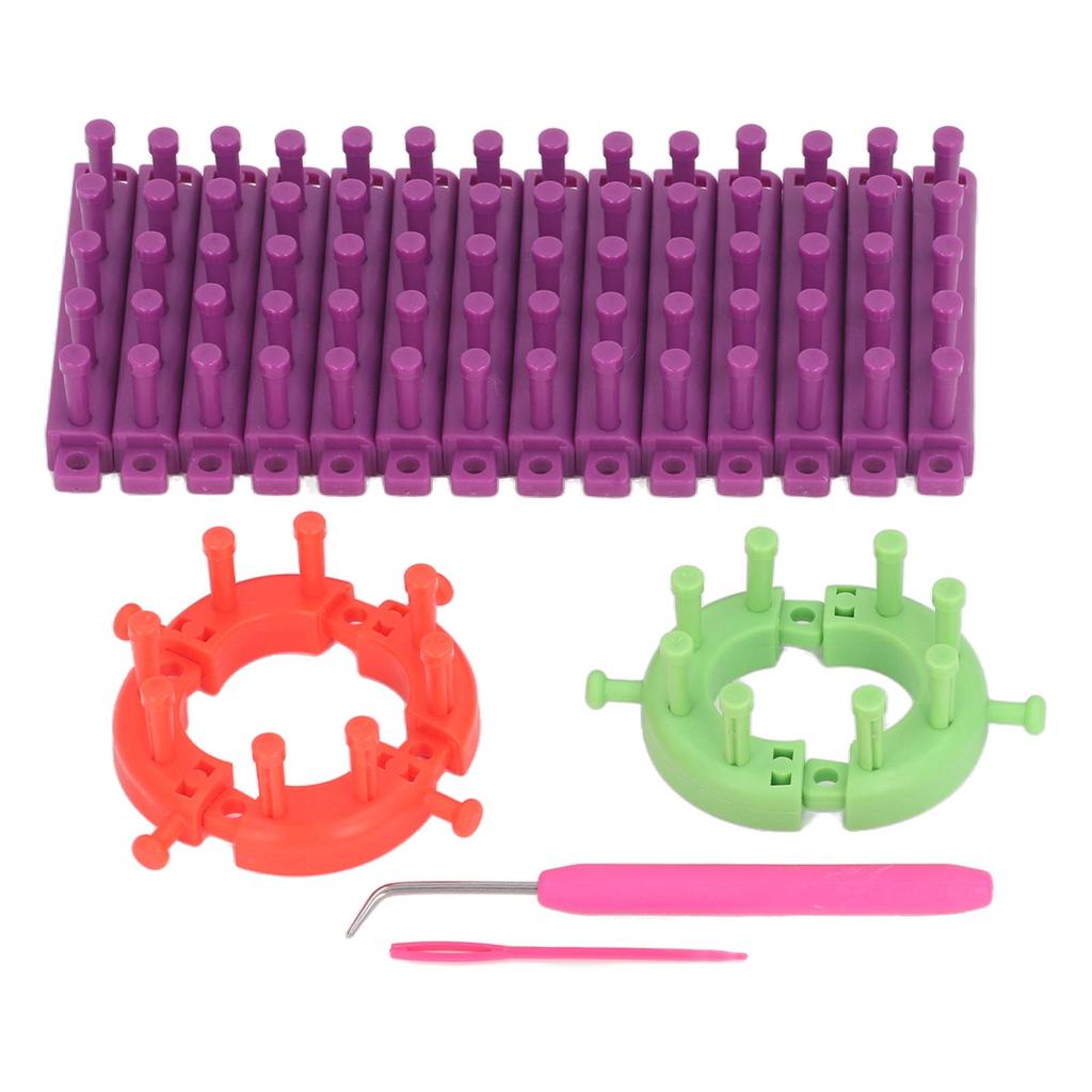 Long Knitting Loom Kit Detachable Easy Assembly Sturdy ABS Widley Used Knitting Yarn Loom for