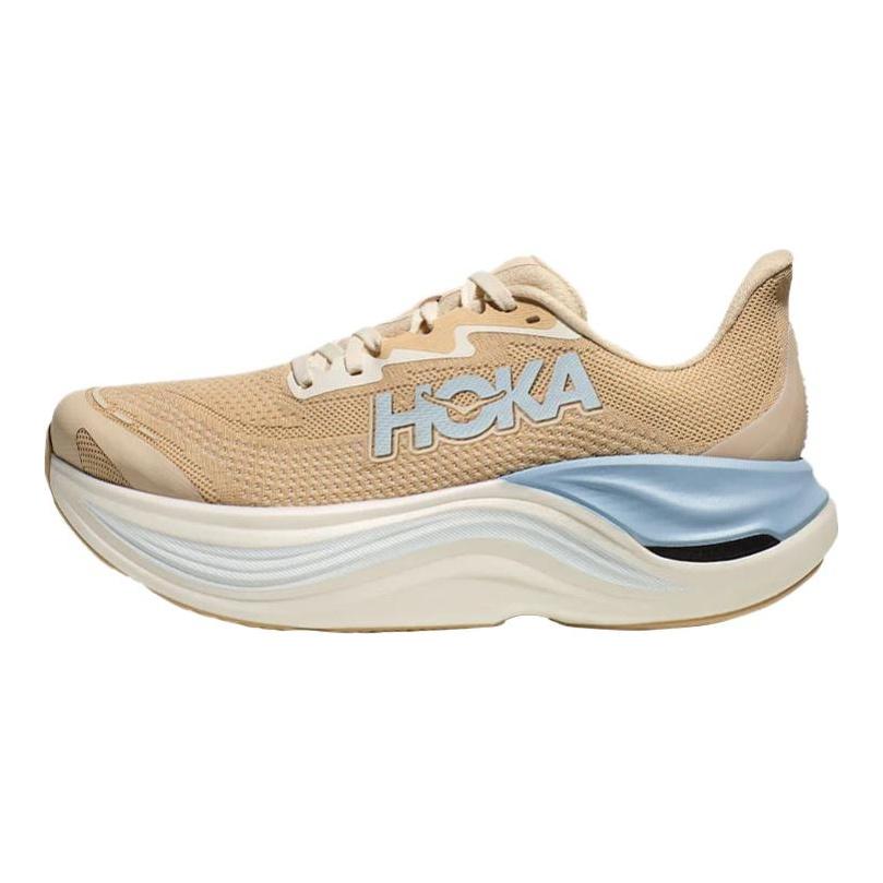 HOKA One One SKYWARD X Нескользящие износостойкие низкие тренировочные беговые кроссовки женские бежевые 1147912-OKLB