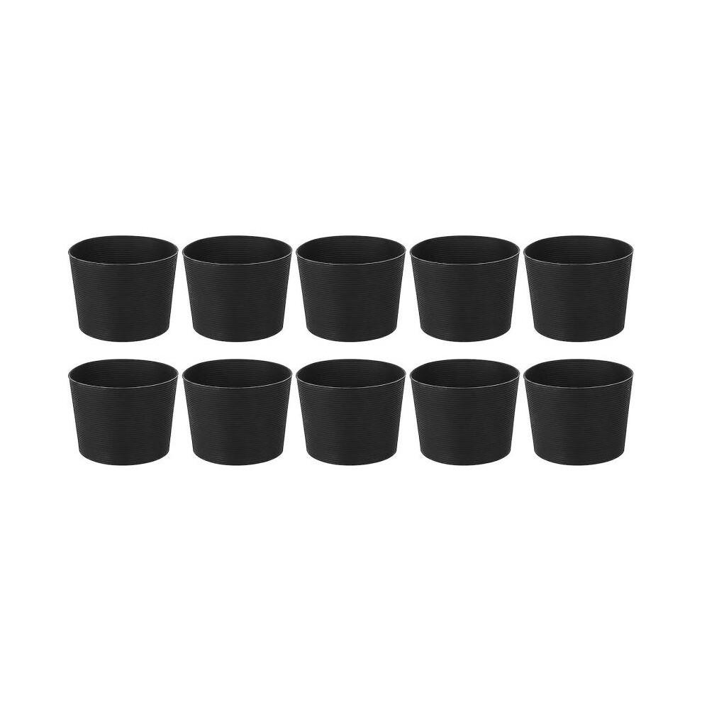 Bottle Cup Sleeve Nonslip Silicone Cup Ring 10pcs, Heat Resistance Slip Proof Water Mug Bottle Sleeve Ring Hot Cold Proof Cover, Reusable Glass Steel